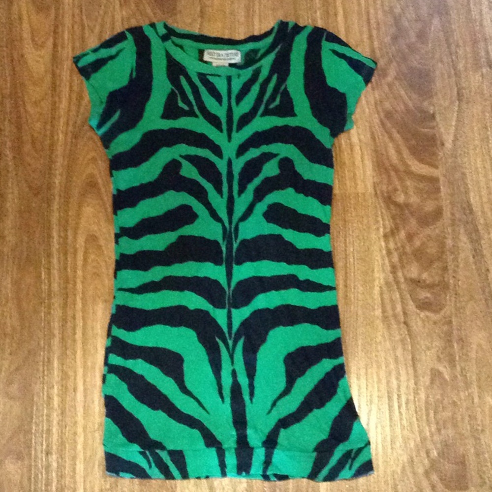 Zebra Print short Sleeve T-shirt